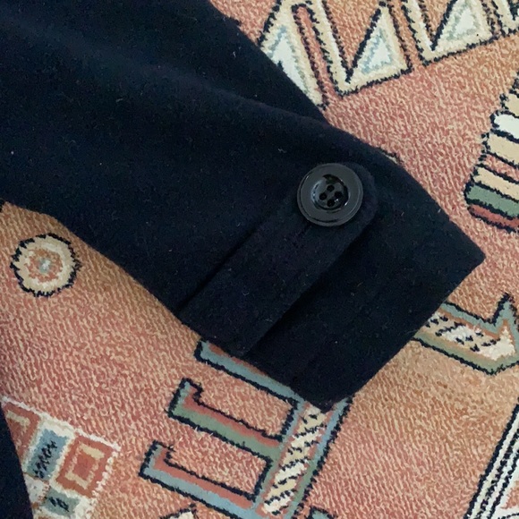 ❤️ SOLD ❤️ Toggled and Hooded Navy Girls Coat - Picture 3 of 6